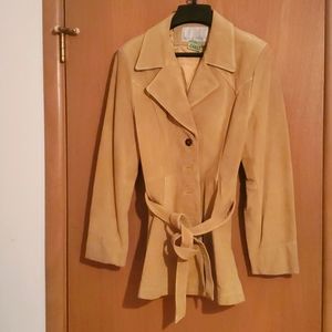 Vintage leather coat